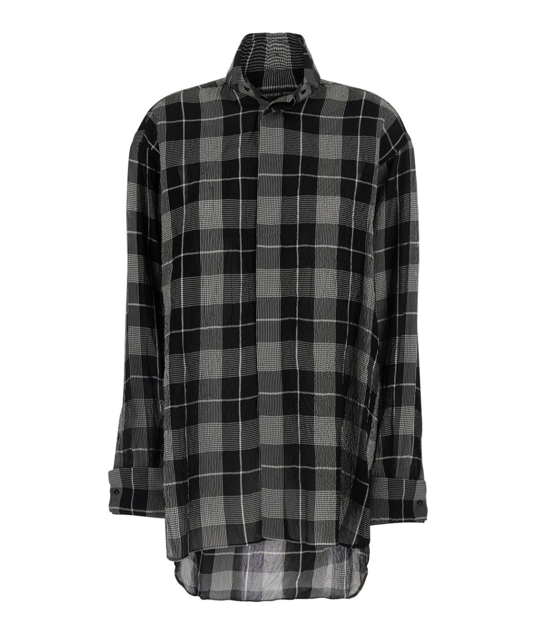 PHOEBE PHILO Серая хлопковая рубашка, фото 1