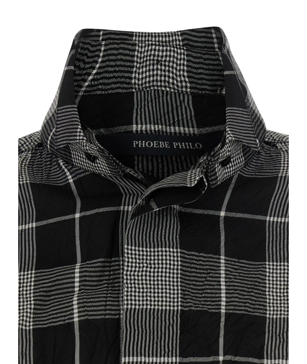 PHOEBE PHILO Серая хлопковая рубашка, фото 3