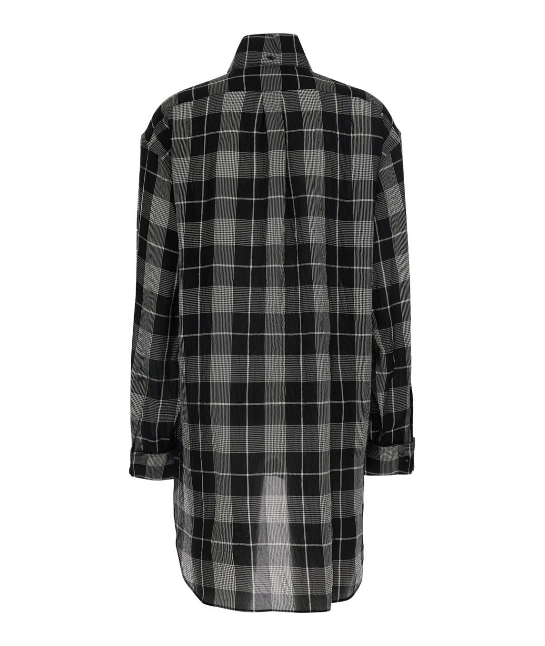 PHOEBE PHILO Серая хлопковая рубашка, фото 2