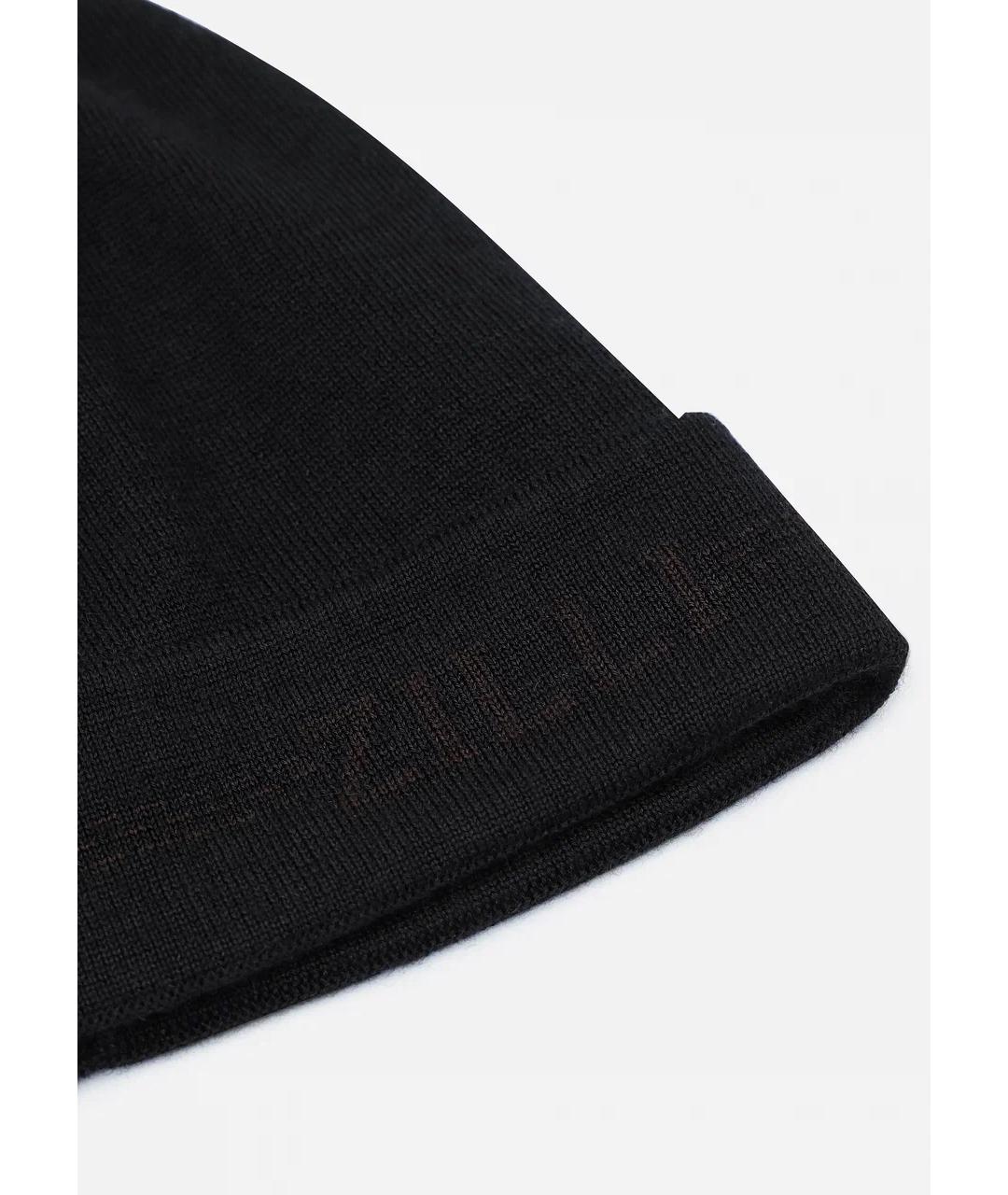 ZILLI Черная кашемировая шапка, фото 2