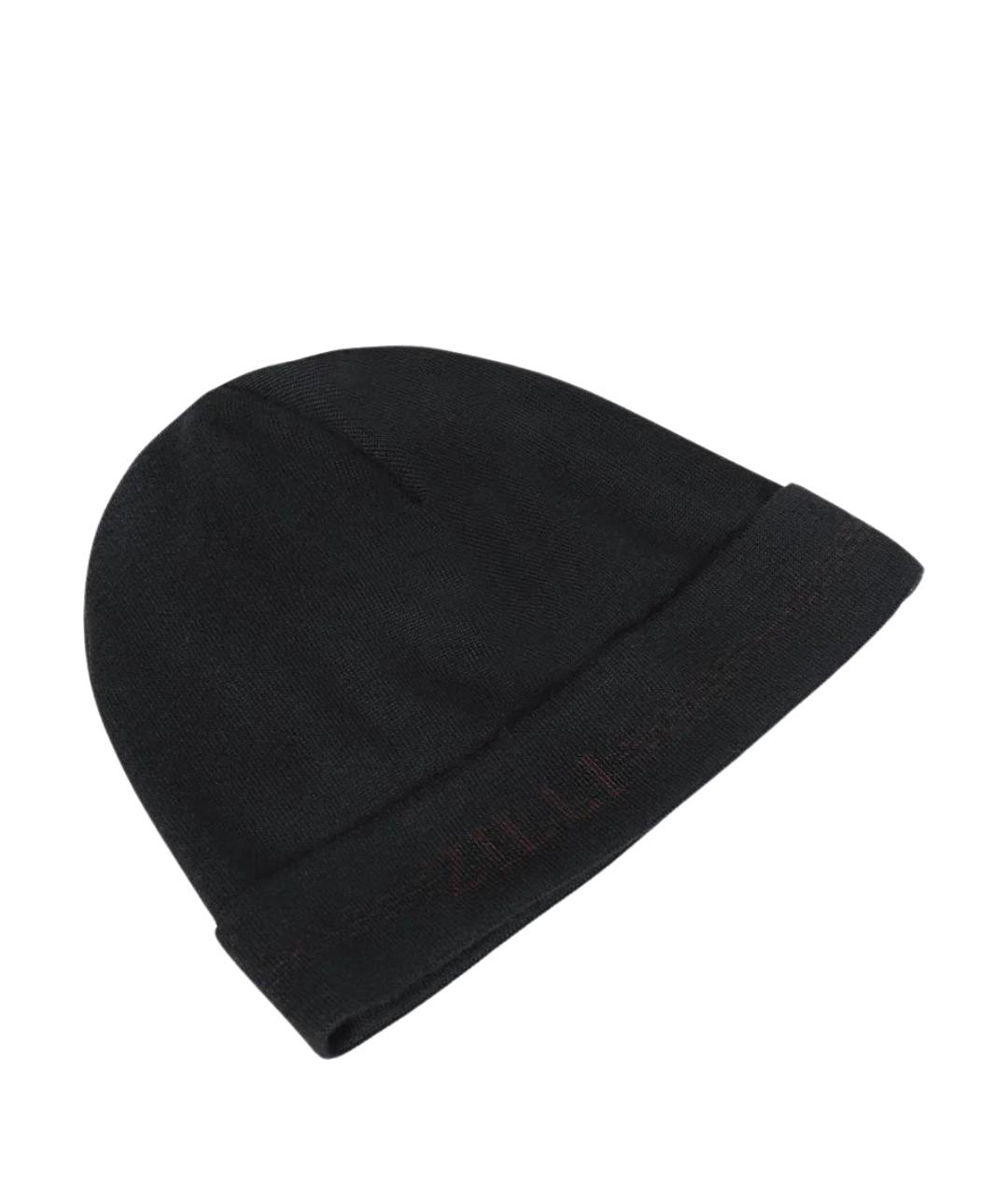 ZILLI Черная кашемировая шапка, фото 1