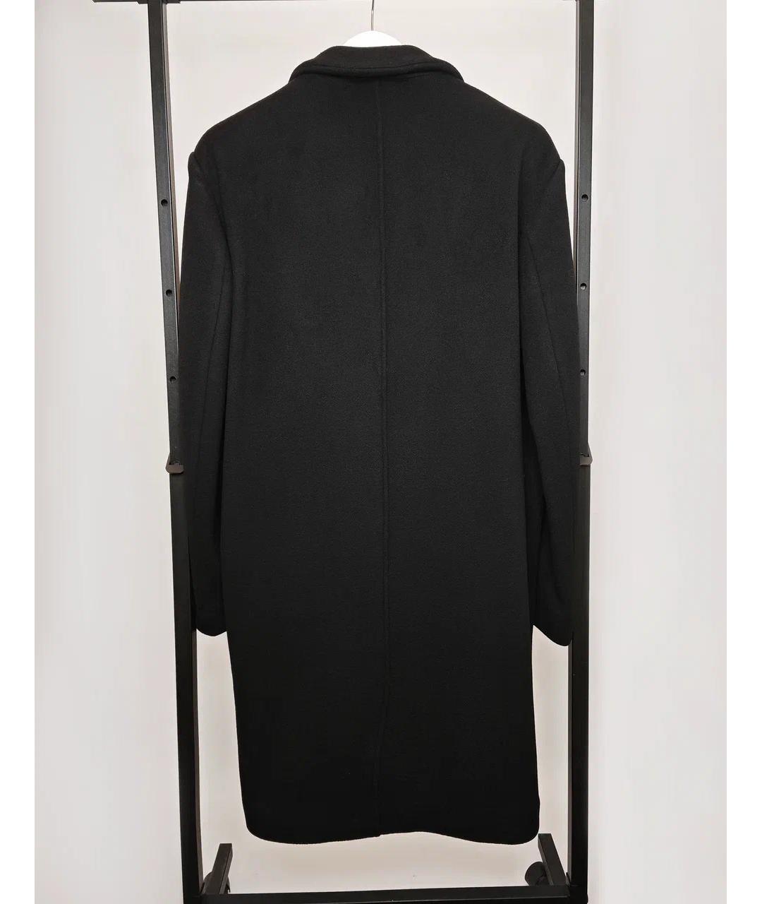 KNT Черное шерстяное пальто, фото 8