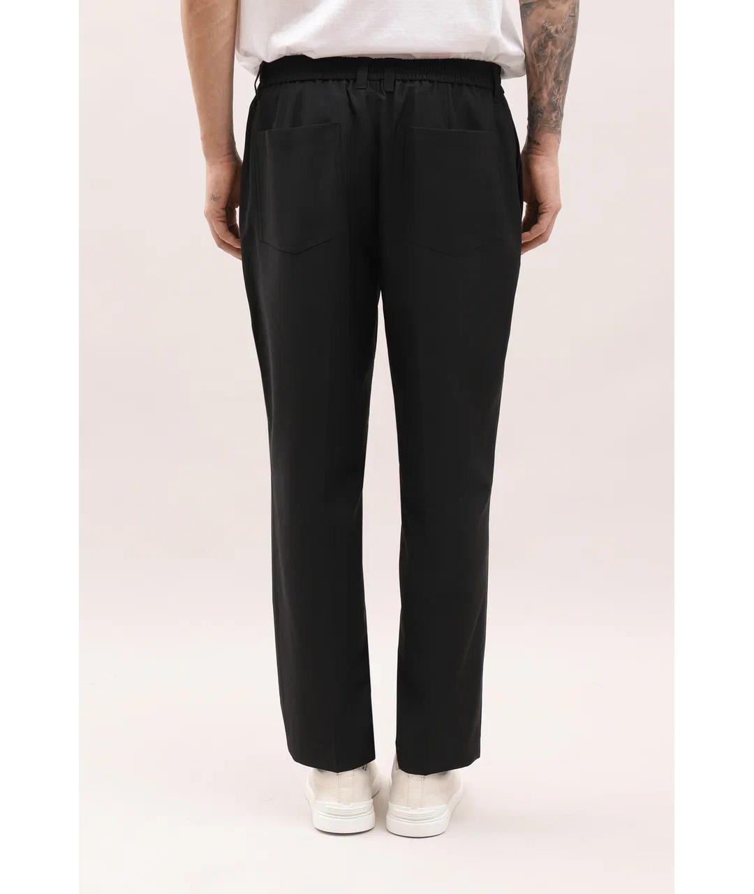 HELMUT LANG Черные повседневные брюки, фото 4