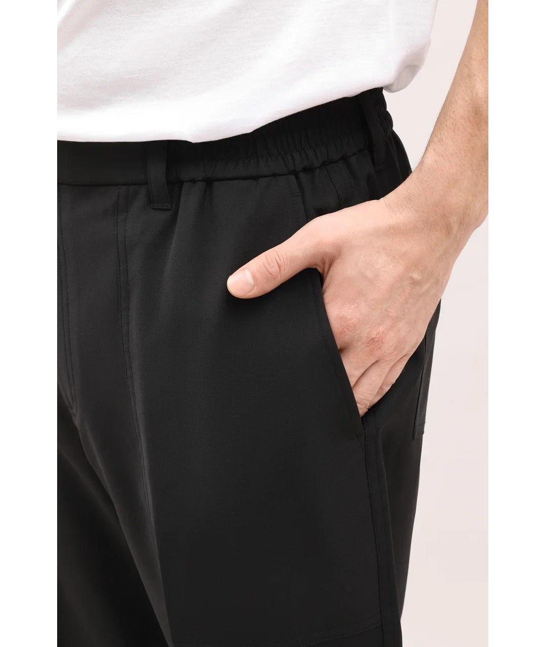 HELMUT LANG Черные повседневные брюки, фото 6