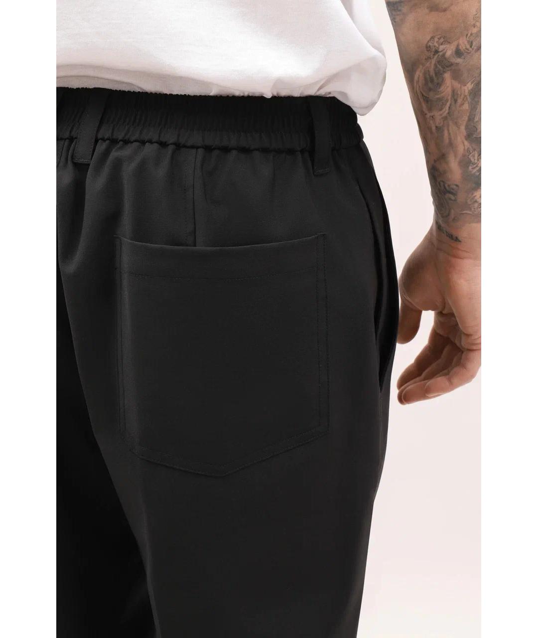 HELMUT LANG Черные повседневные брюки, фото 7