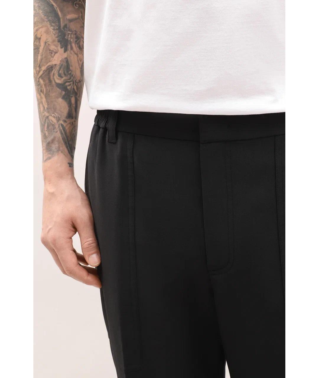 HELMUT LANG Черные повседневные брюки, фото 5