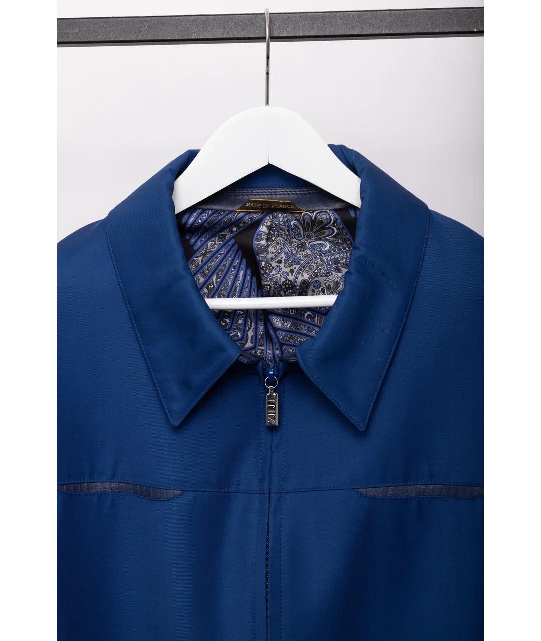 ZILLI Синяя шерстяная парка, фото 5