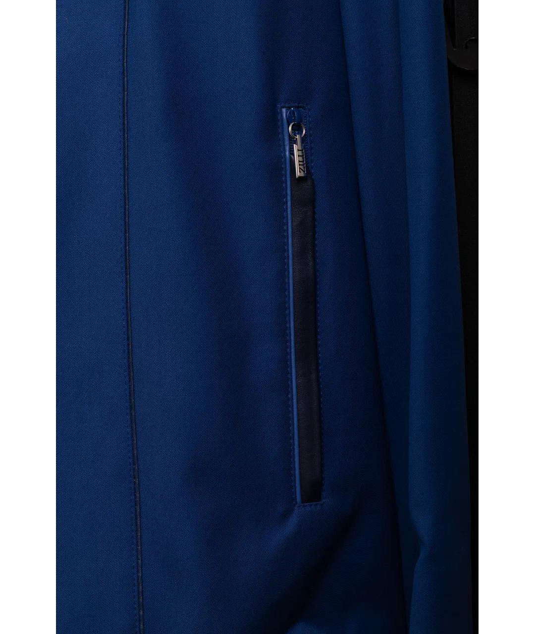 ZILLI Синяя шерстяная парка, фото 6