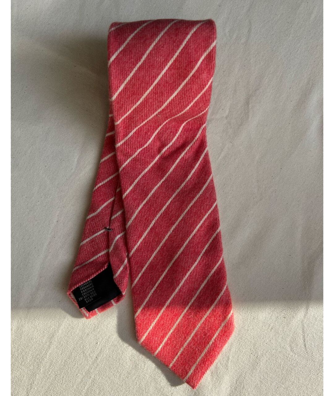 ERMENEGILDO ZEGNA Розовый шерстяной галстук, фото 7
