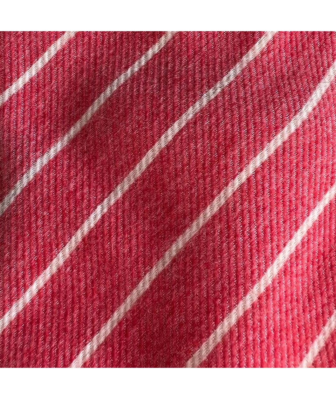 ERMENEGILDO ZEGNA Розовый шерстяной галстук, фото 4