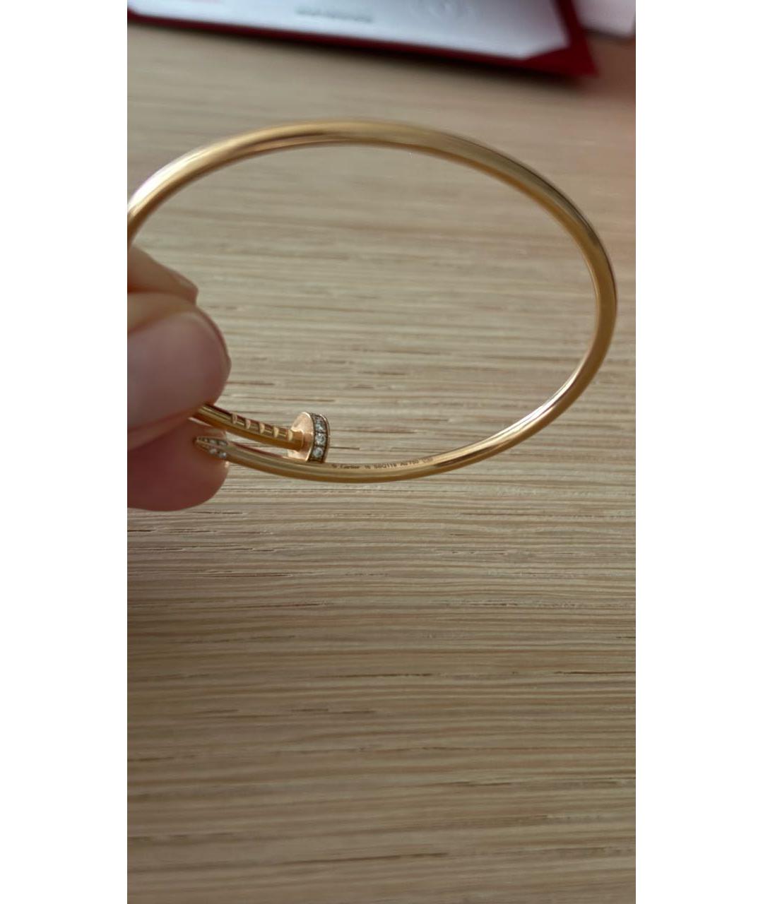 CARTIER Розовый браслет из розового золота, фото 3