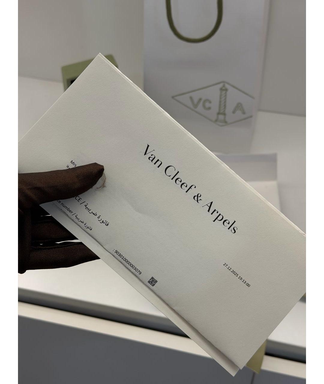 VAN CLEEF & ARPELS Черные серьги из желтого золота, фото 6