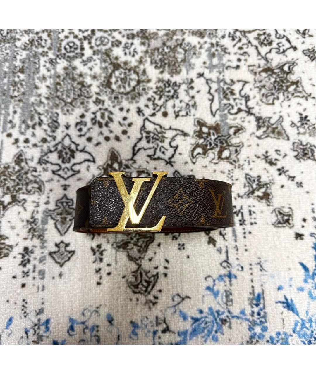 LOUIS VUITTON Коричневый ремень, фото 6