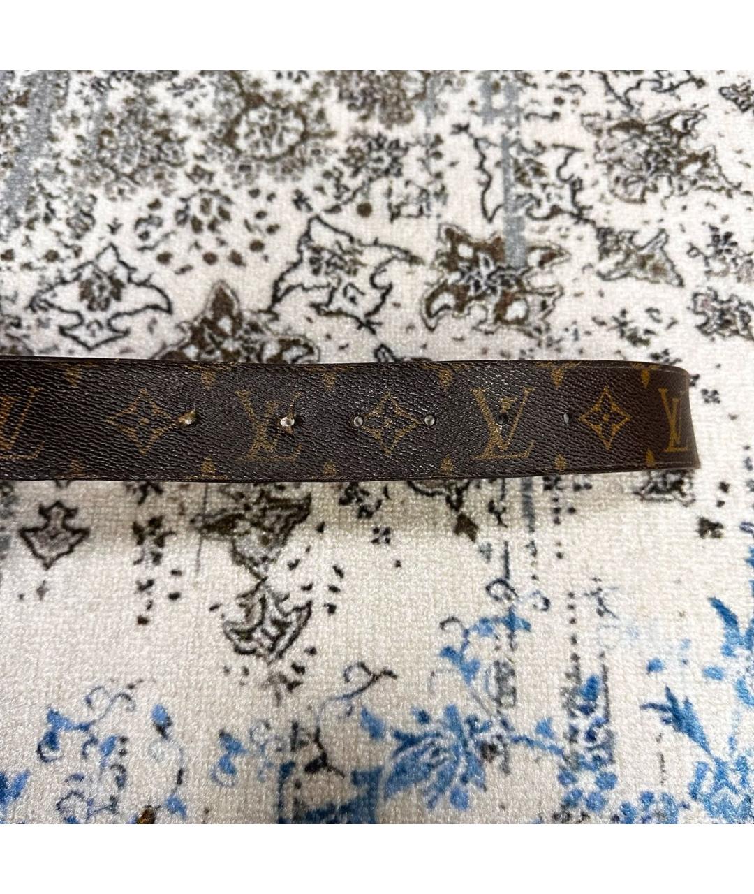 LOUIS VUITTON Коричневый ремень, фото 2