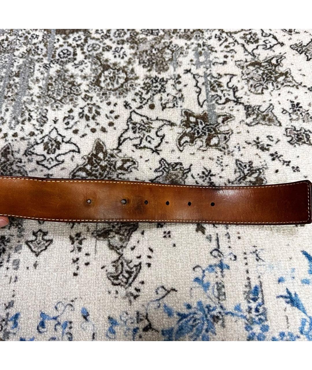 LOUIS VUITTON Коричневый ремень, фото 5