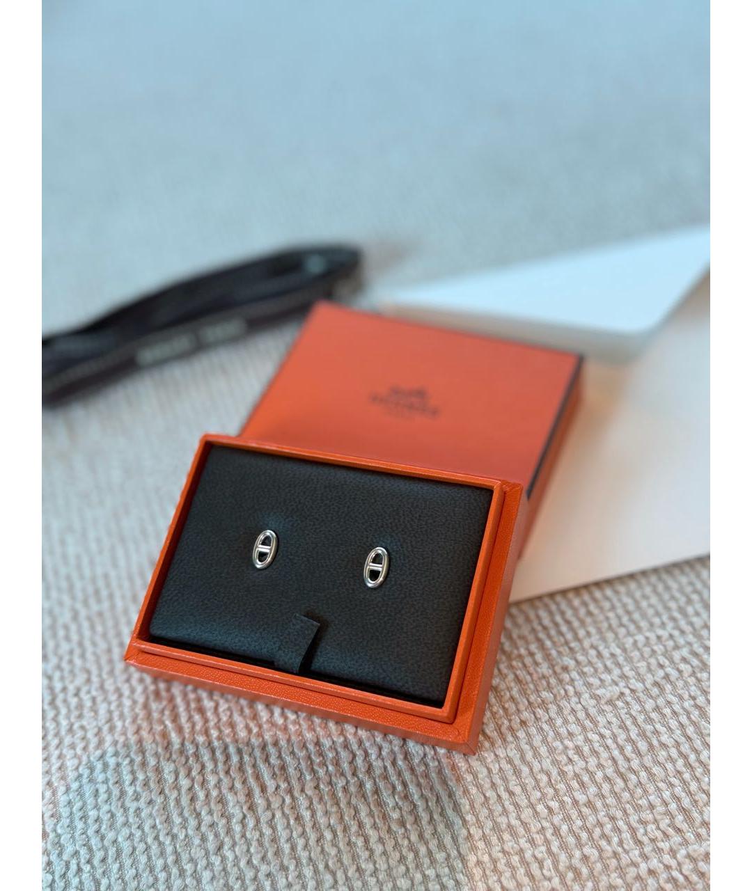 HERMES Серебряные серебряные серьги, фото 2