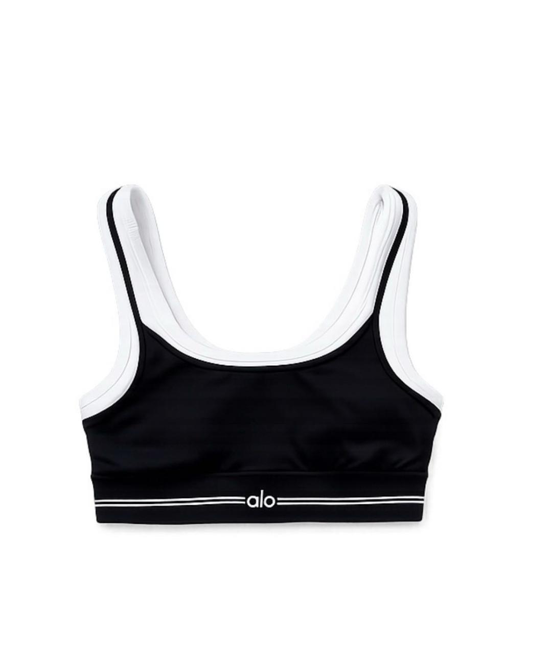 ALO YOGA Черный бюстгалтеры, фото 1