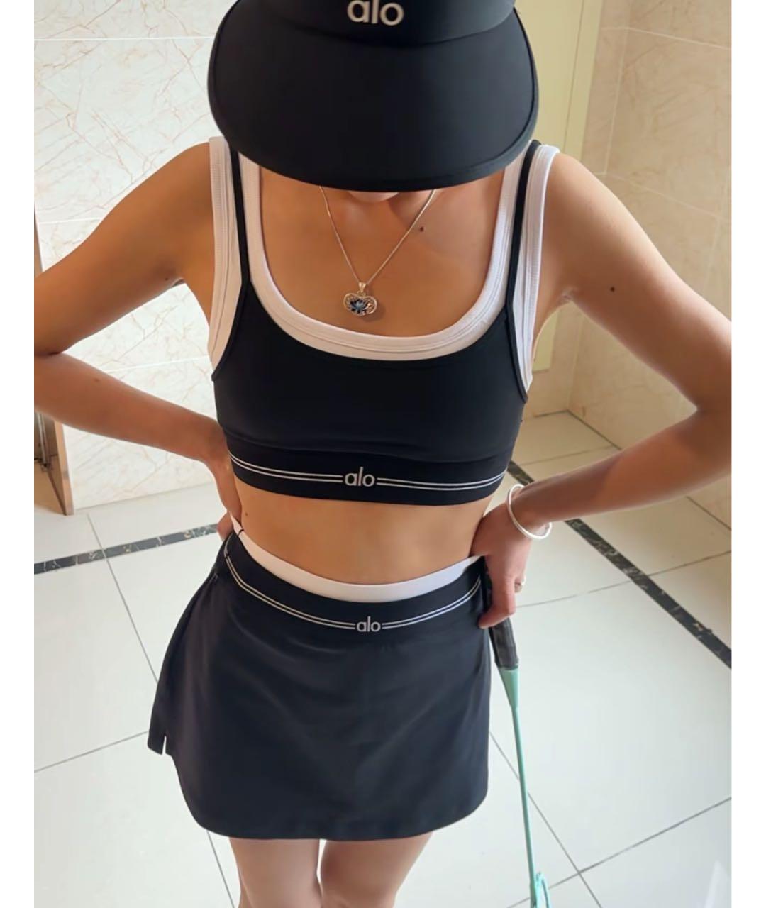 ALO YOGA Черный бюстгалтеры, фото 3