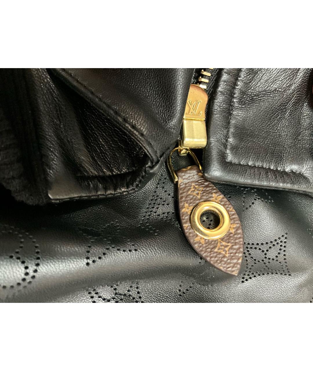 LOUIS VUITTON Черная кожаная куртка, фото 3