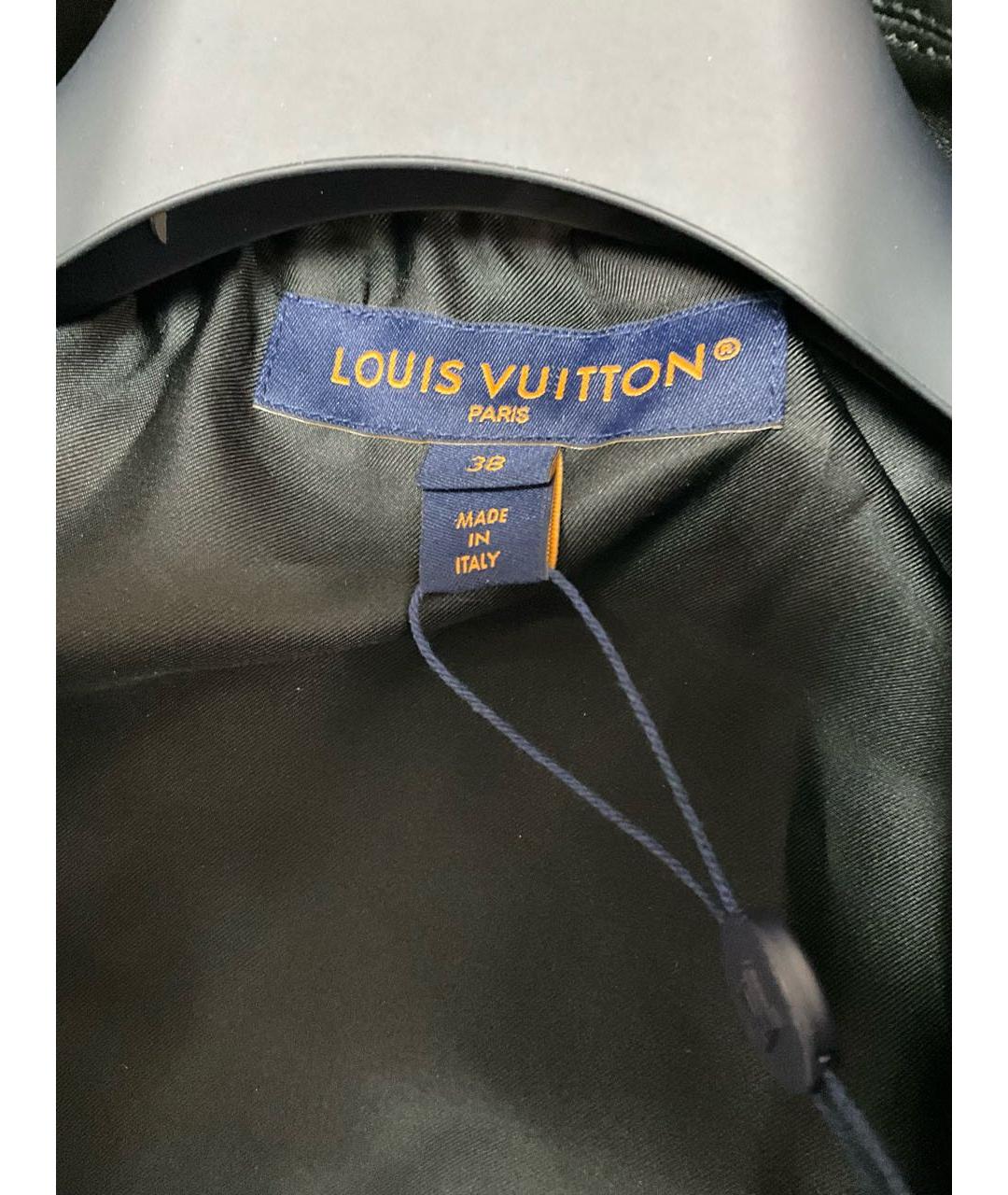 LOUIS VUITTON Черная кожаная куртка, фото 5