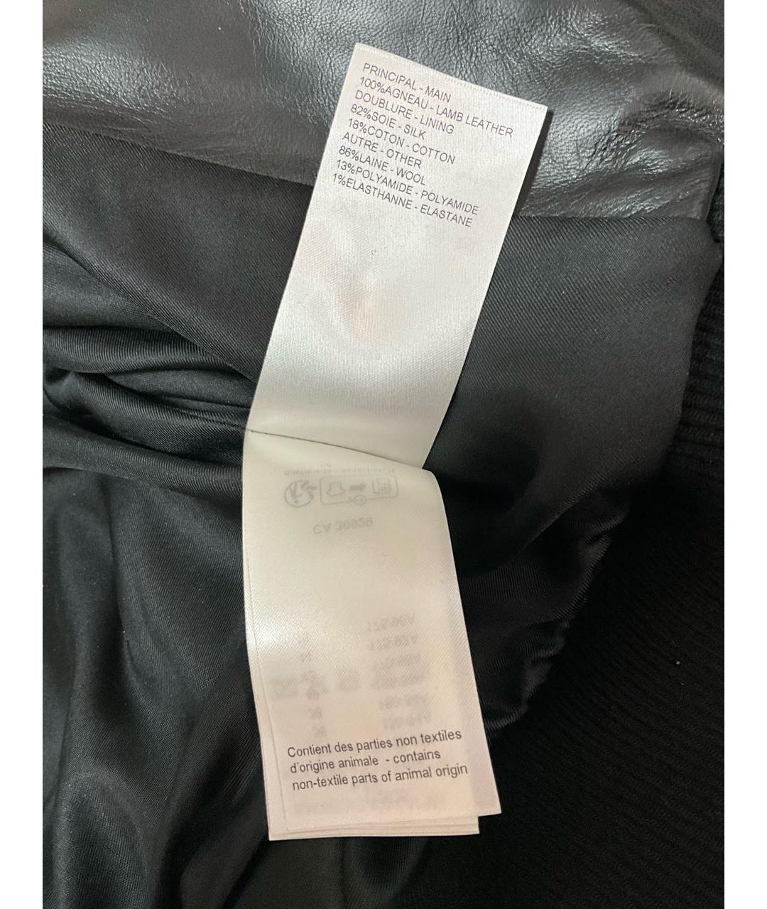 LOUIS VUITTON Черная кожаная куртка, фото 7
