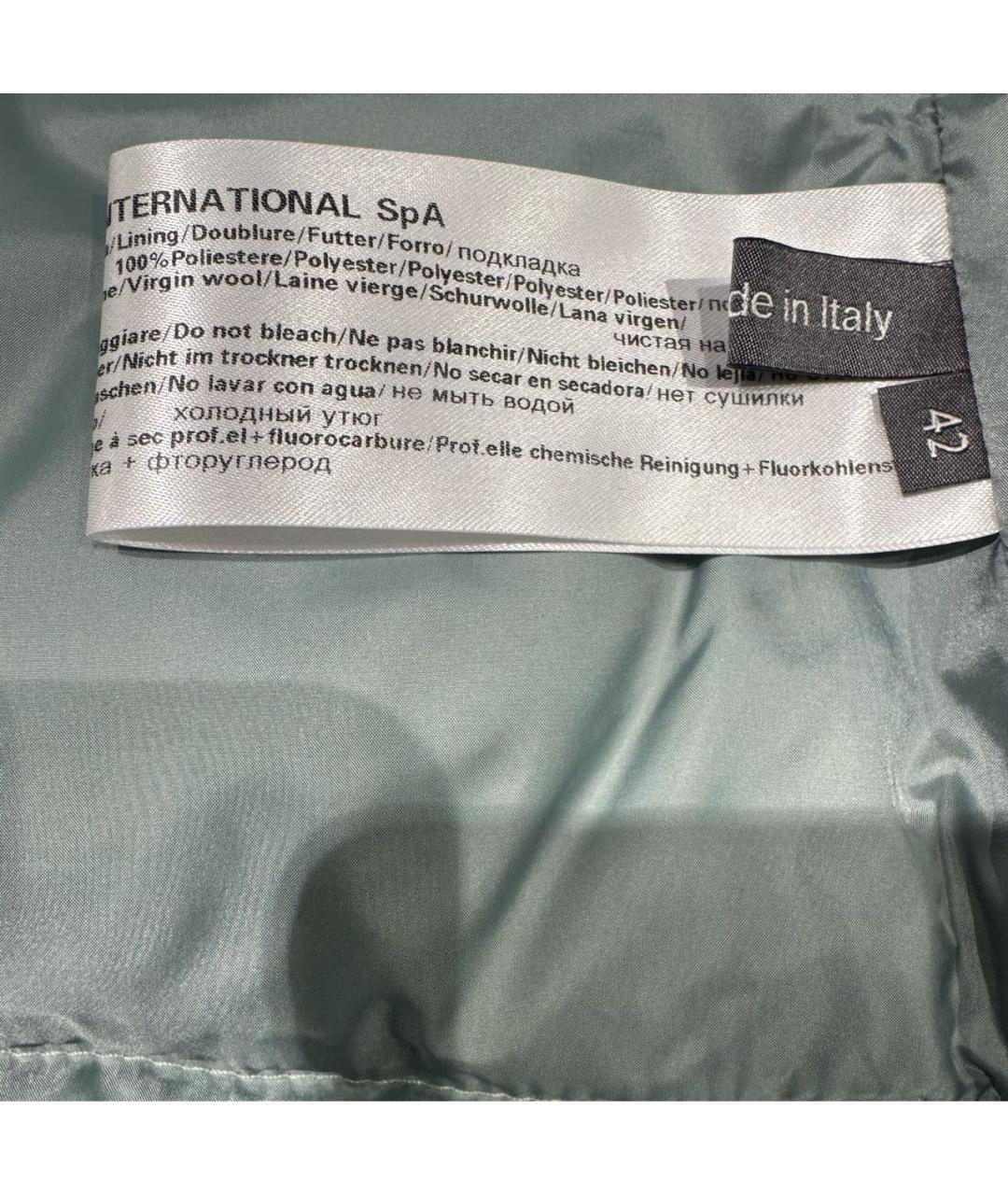 LORENA ANTONIAZZI Зеленый полиэстеровый жилет, фото 4