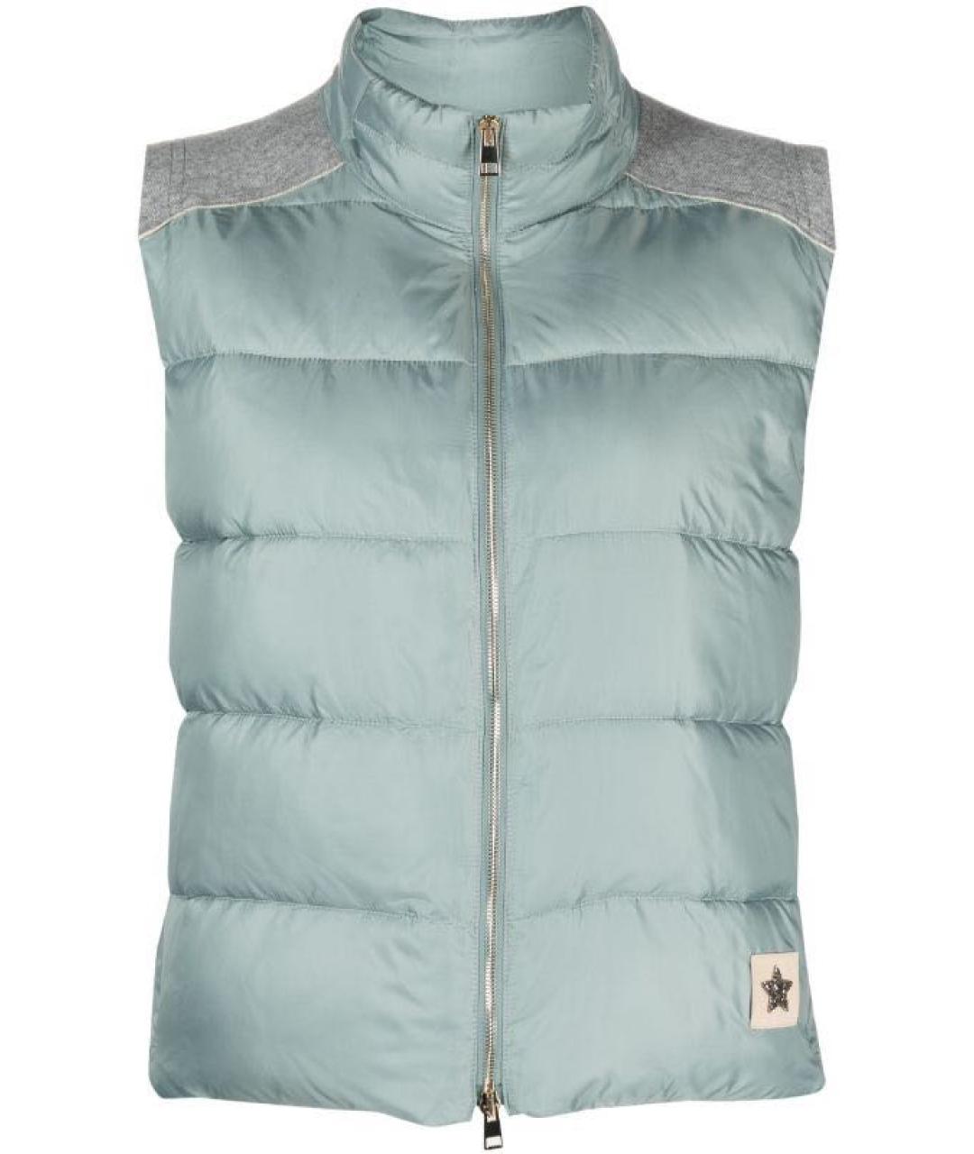 LORENA ANTONIAZZI Зеленый полиэстеровый жилет, фото 1