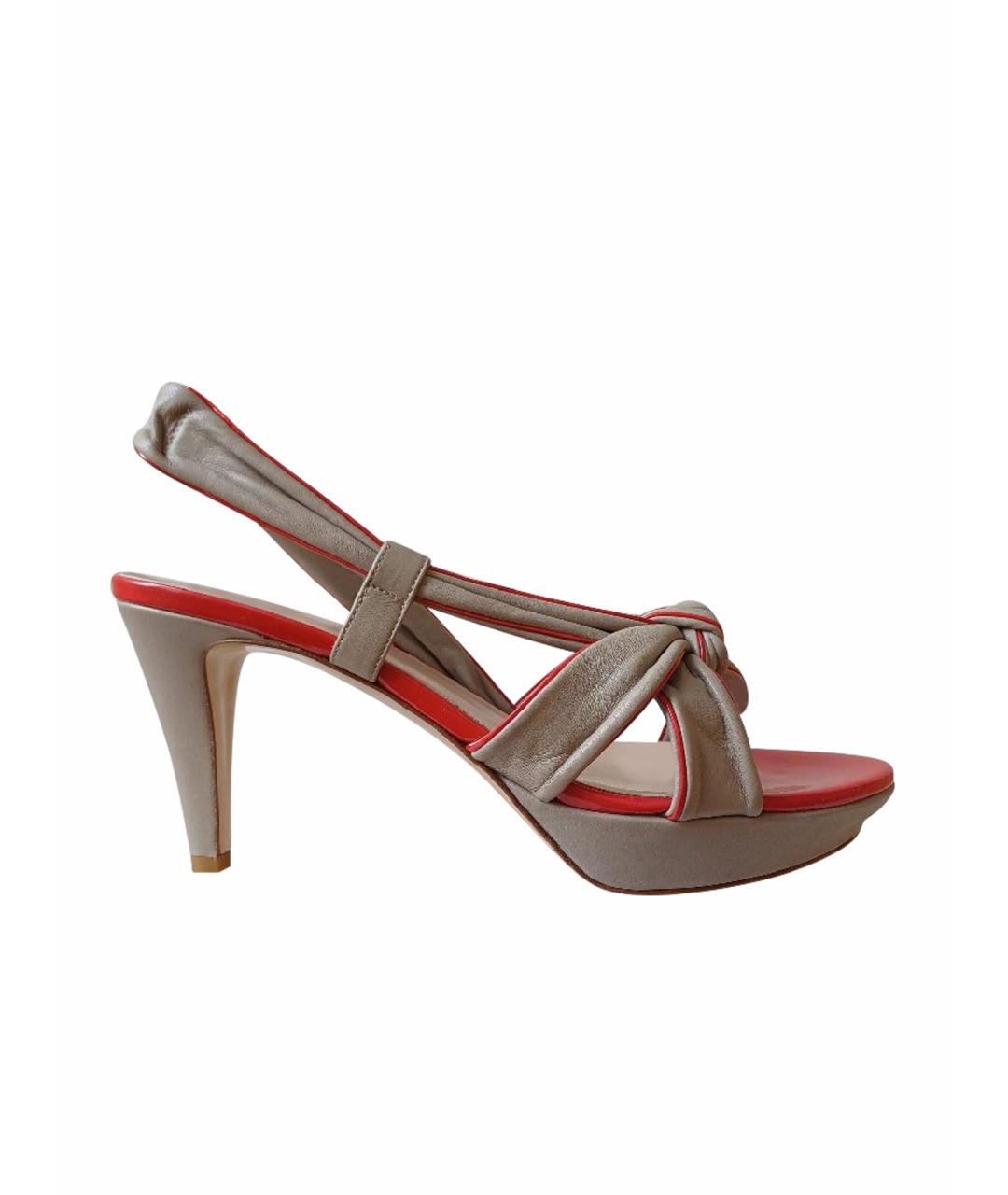 BALLY Мульти кожаные босоножки, фото 1