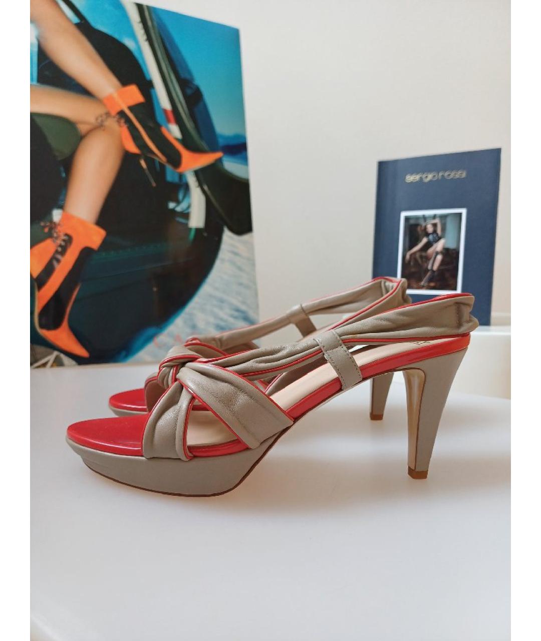 BALLY Мульти кожаные босоножки, фото 2