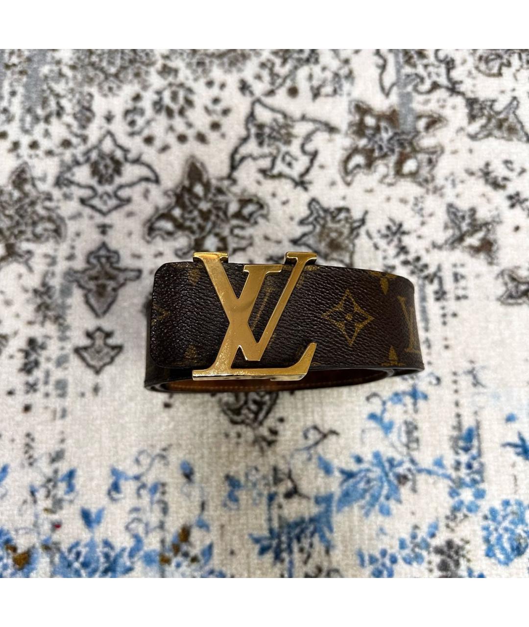 LOUIS VUITTON Коричневый ремень, фото 7