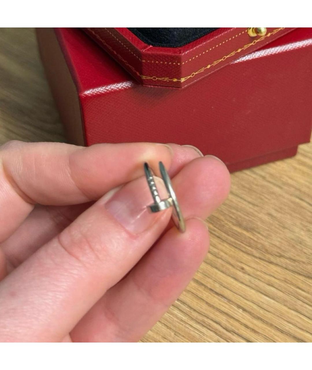 CARTIER Серебряное кольцо из белого золота, фото 4