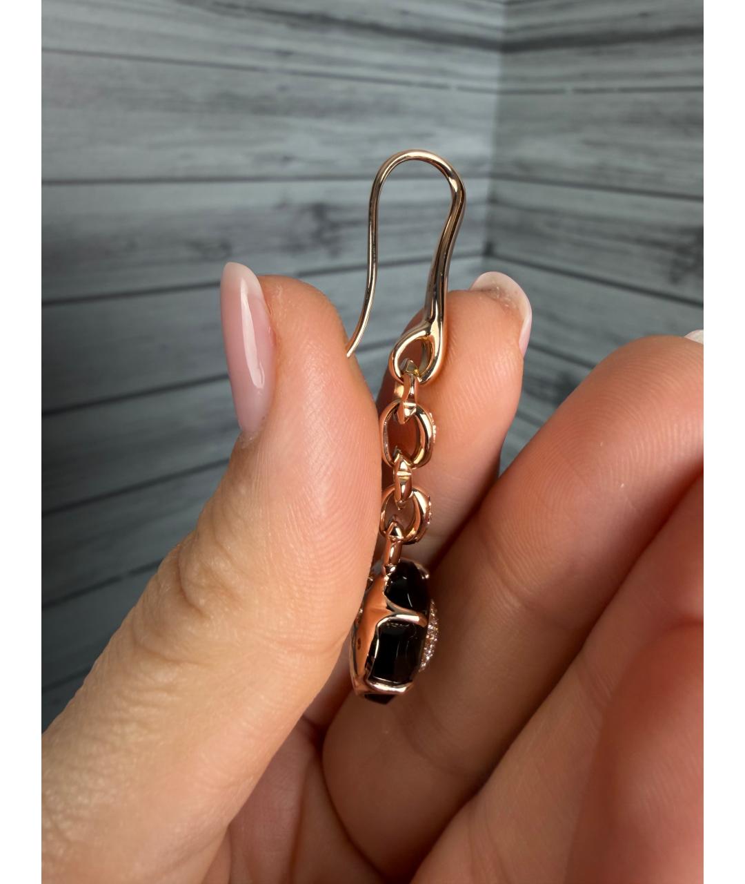 PASQUALE BRUNI Коричневые серьги из розового золота, фото 4