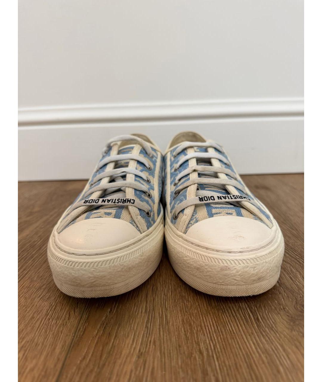 CHRISTIAN DIOR Голубые кеды, фото 2