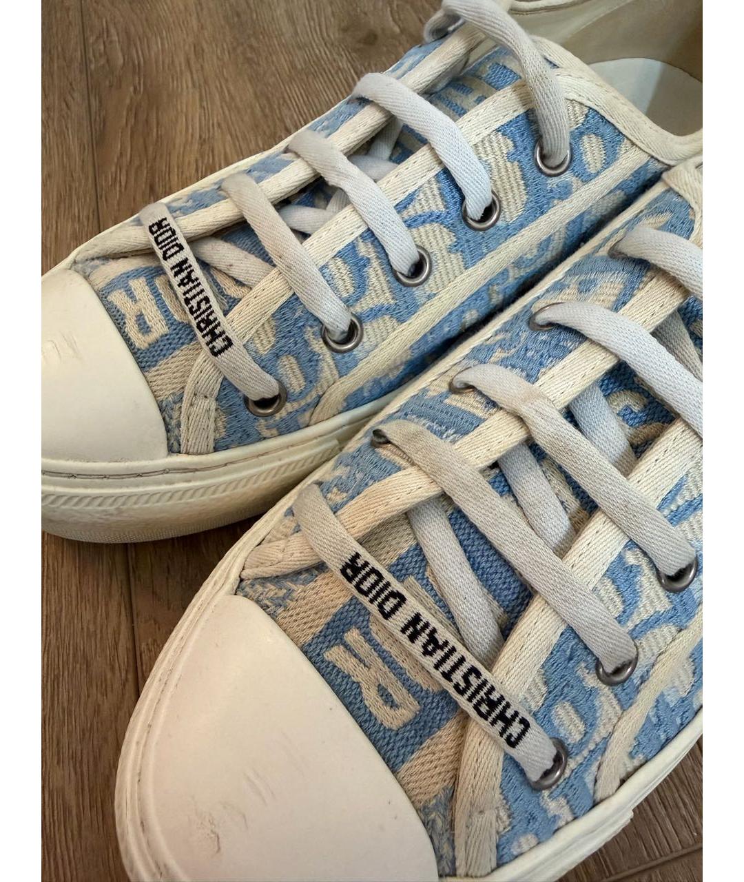 CHRISTIAN DIOR Голубые кеды, фото 6