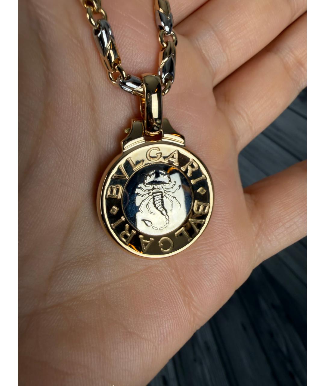 BVLGARI Золотая подвеска из желтого золота, фото 2