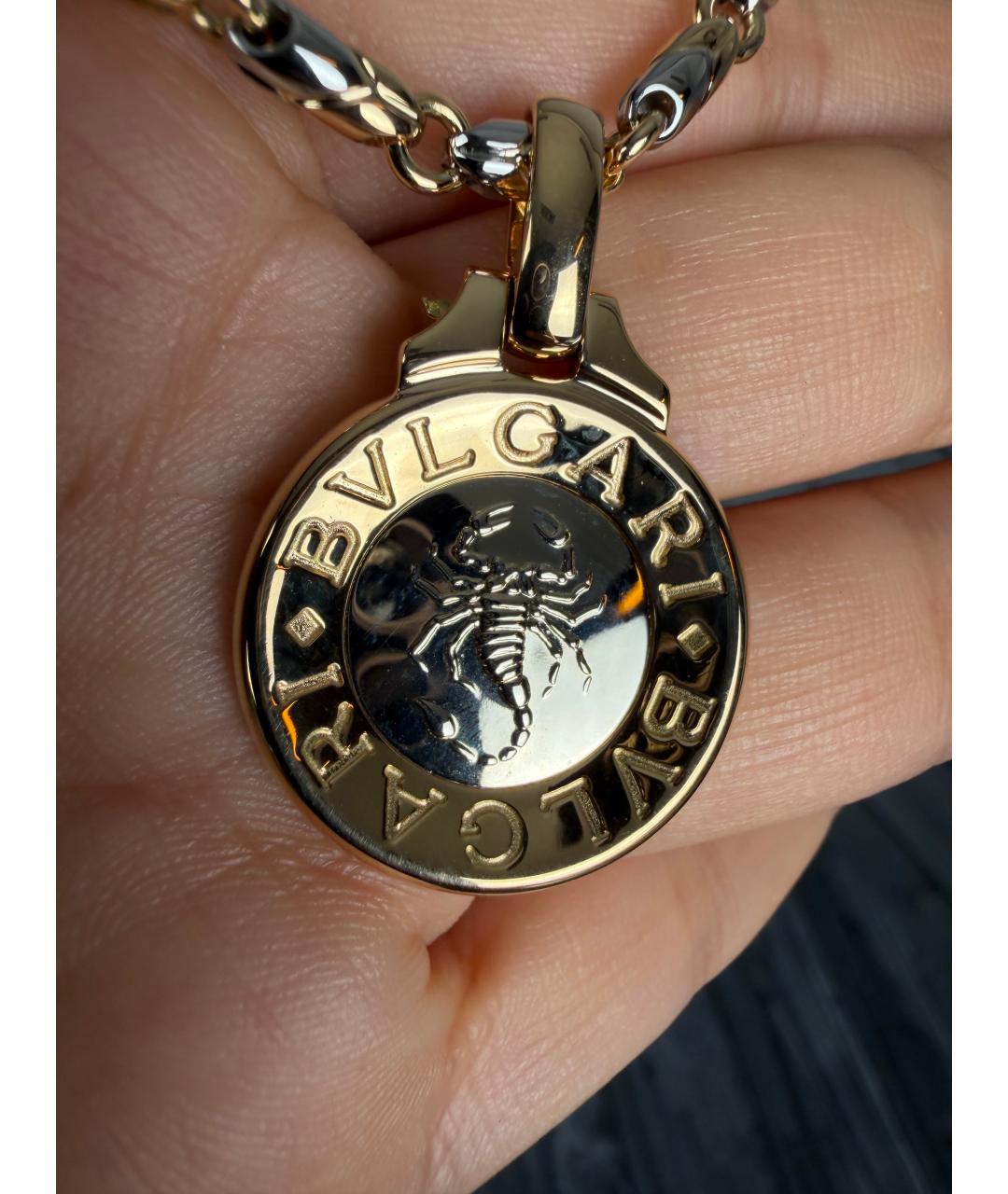 BVLGARI Золотая подвеска из желтого золота, фото 3