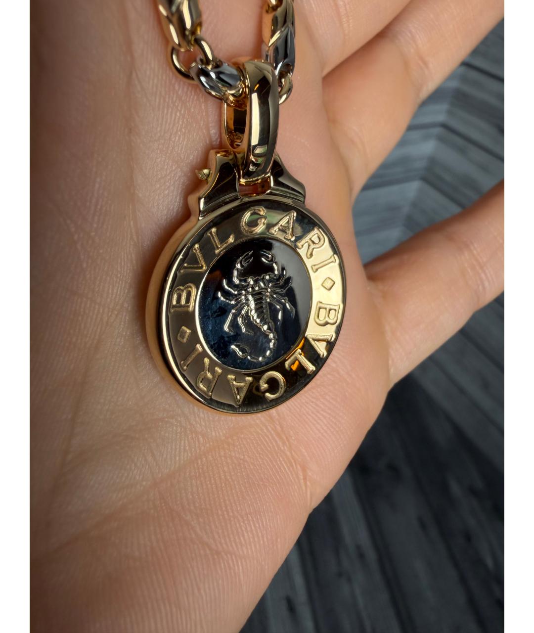 BVLGARI Золотая подвеска из желтого золота, фото 5