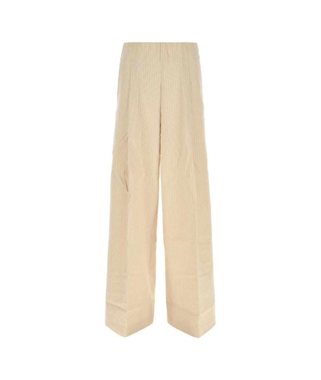 DRIES VAN NOTEN Мульти хлопковые прямые брюки, фото 1