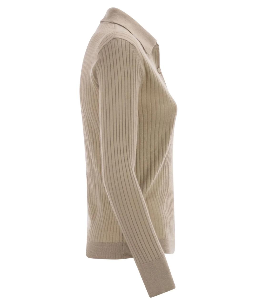 MAX MARA Серый кашемировый джемпер / свитер, фото 3