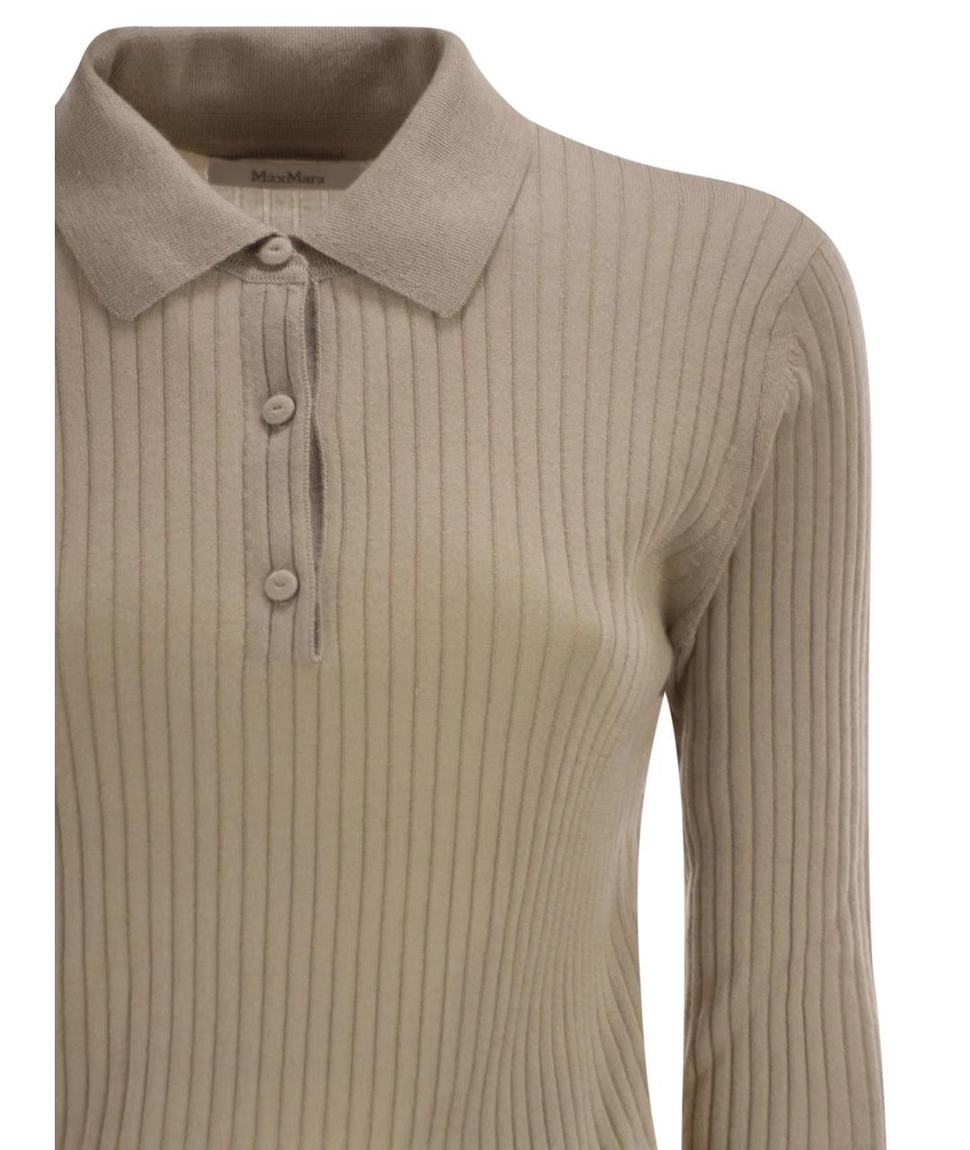 MAX MARA Серый кашемировый джемпер / свитер, фото 4