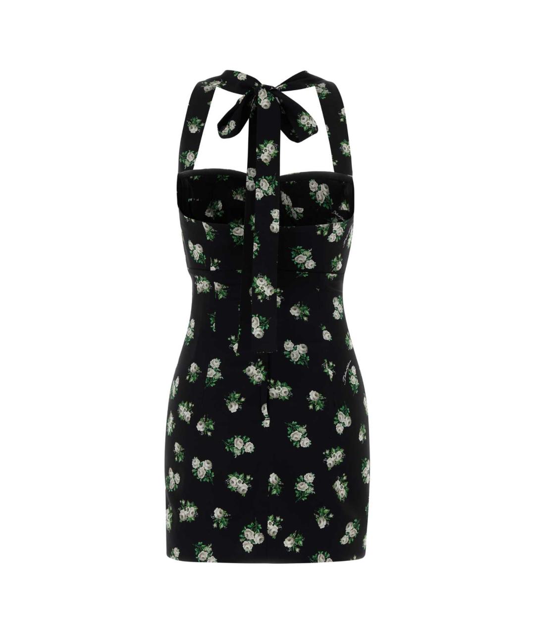 DOLCE&GABBANA Мульти шелковое повседневное платье, фото 2