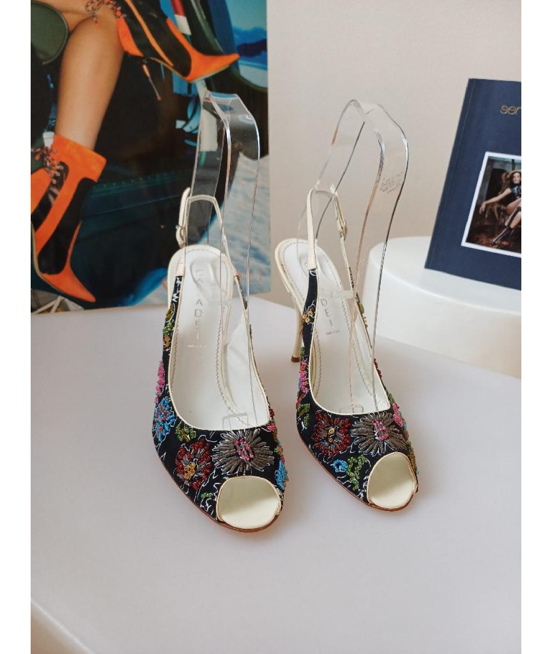 CASADEI Мульти кожаные туфли, фото 6