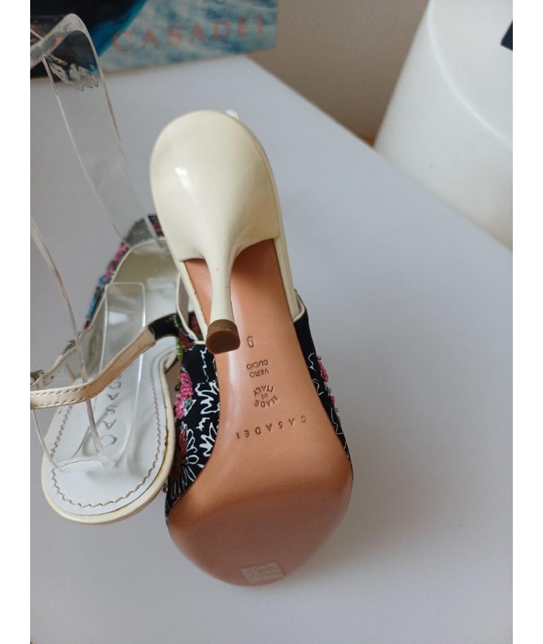 CASADEI Мульти кожаные туфли, фото 8