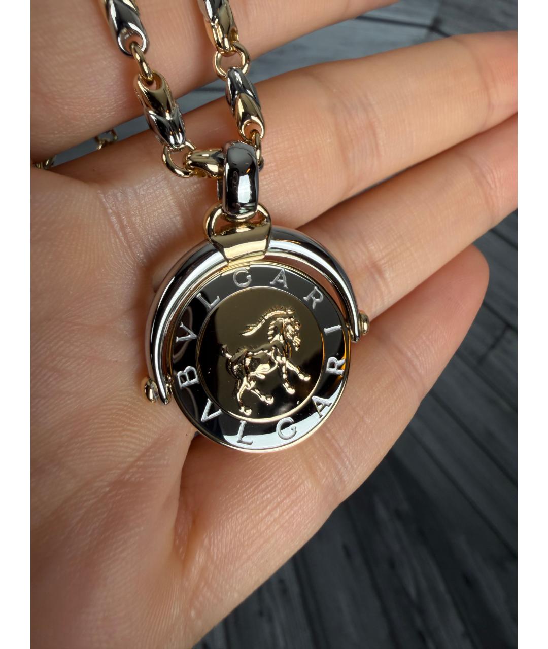 BVLGARI Золотое колье из желтого золота, фото 2