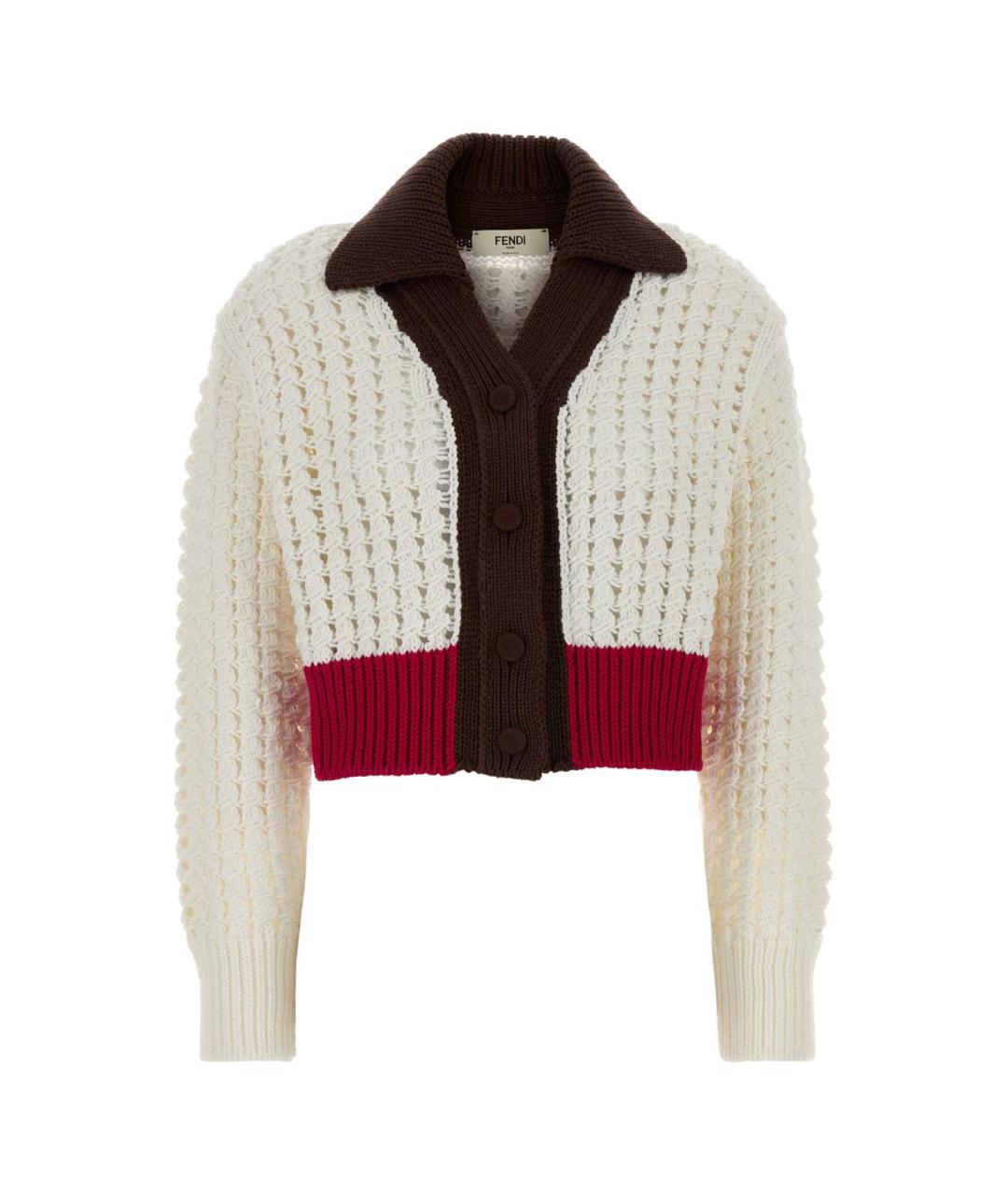 FENDI Мульти хлопковый кардиган, фото 1