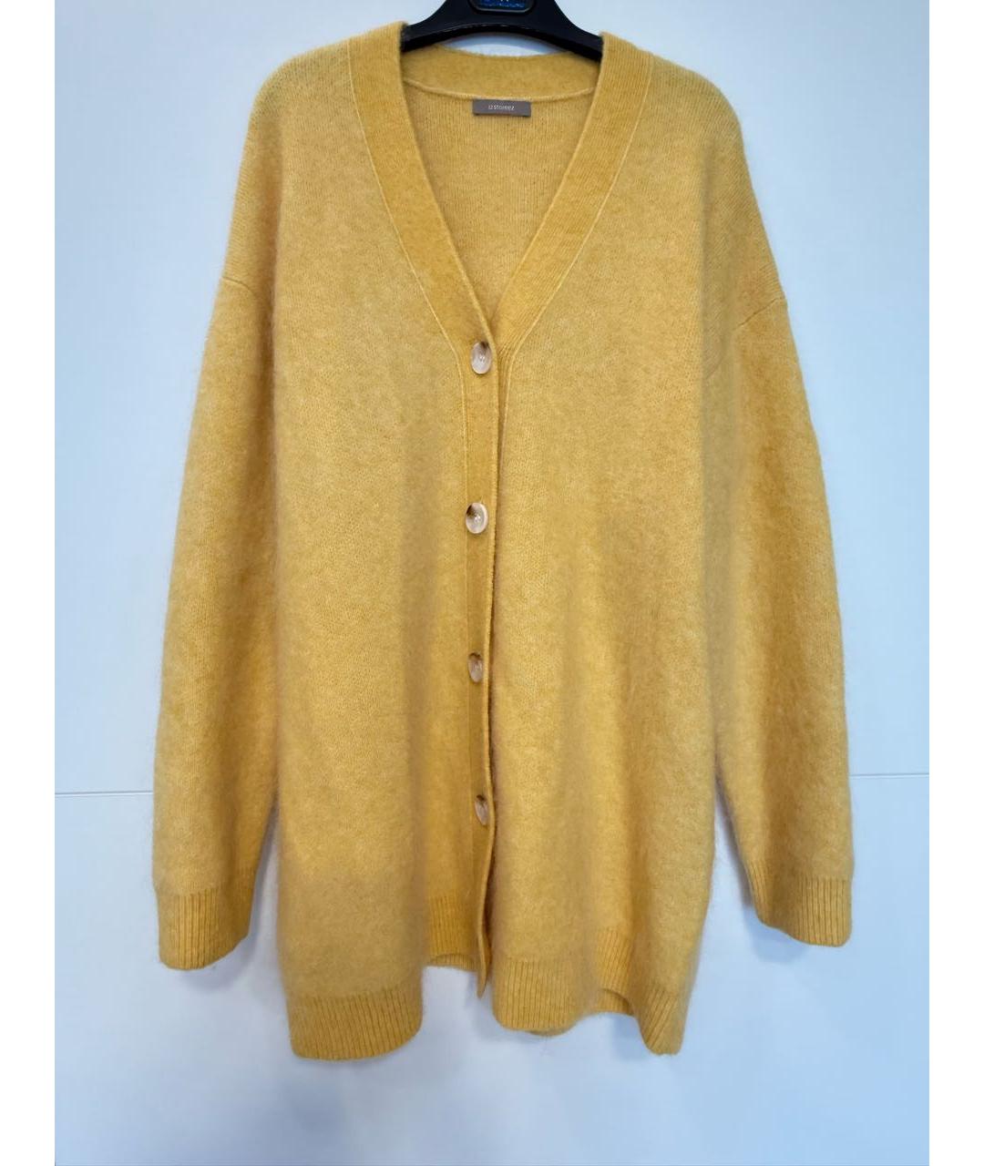 12 STOREEZ Желтый шерстяной кардиган, фото 8