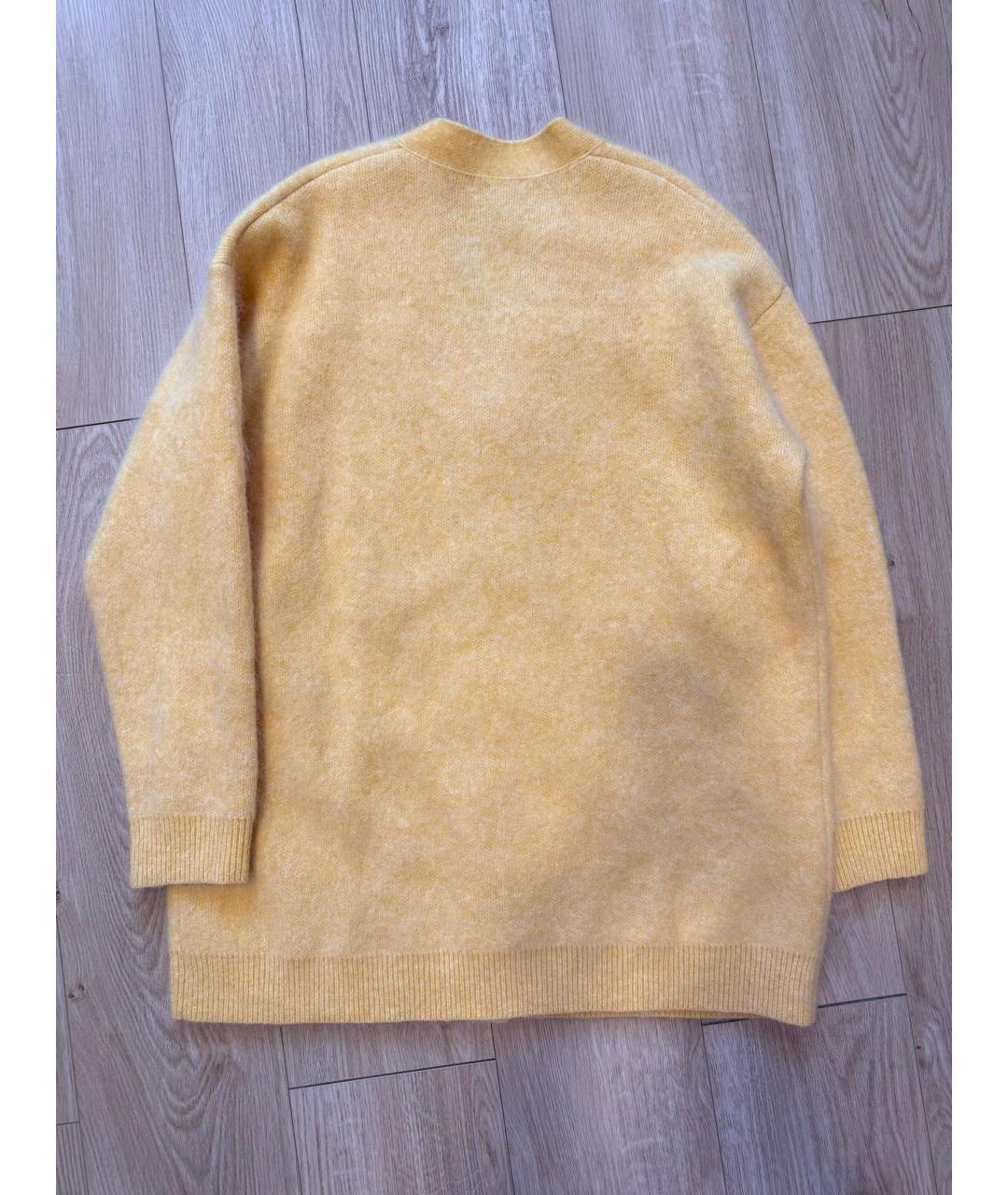12 STOREEZ Желтый шерстяной кардиган, фото 2
