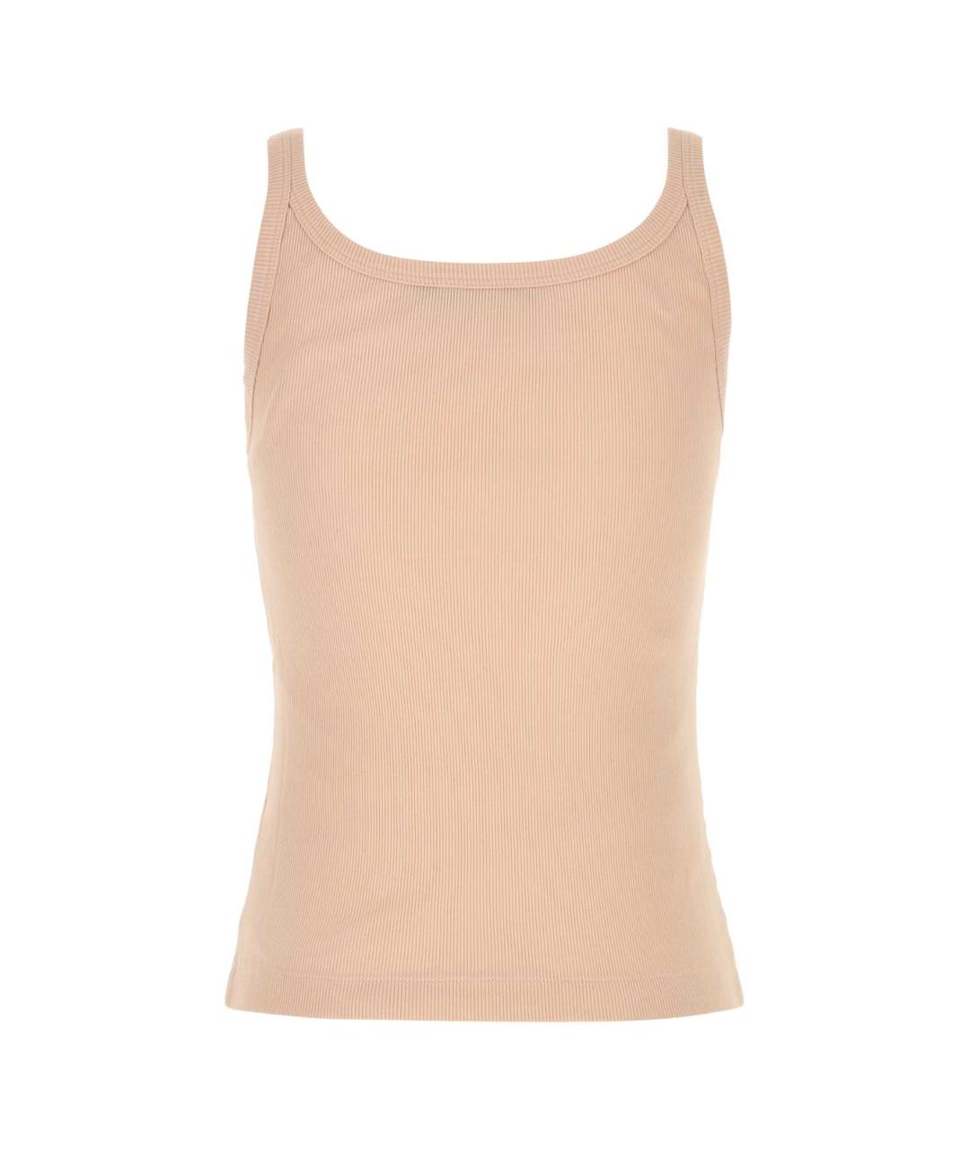 DOLCE&GABBANA Розовая хлопковая майка, фото 2