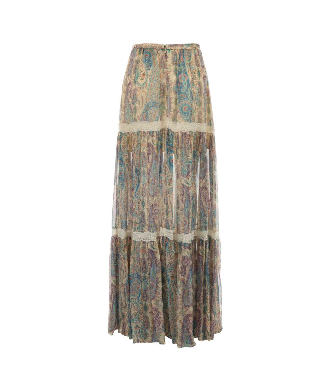 ETRO Мульти вискозная юбка миди, фото 2