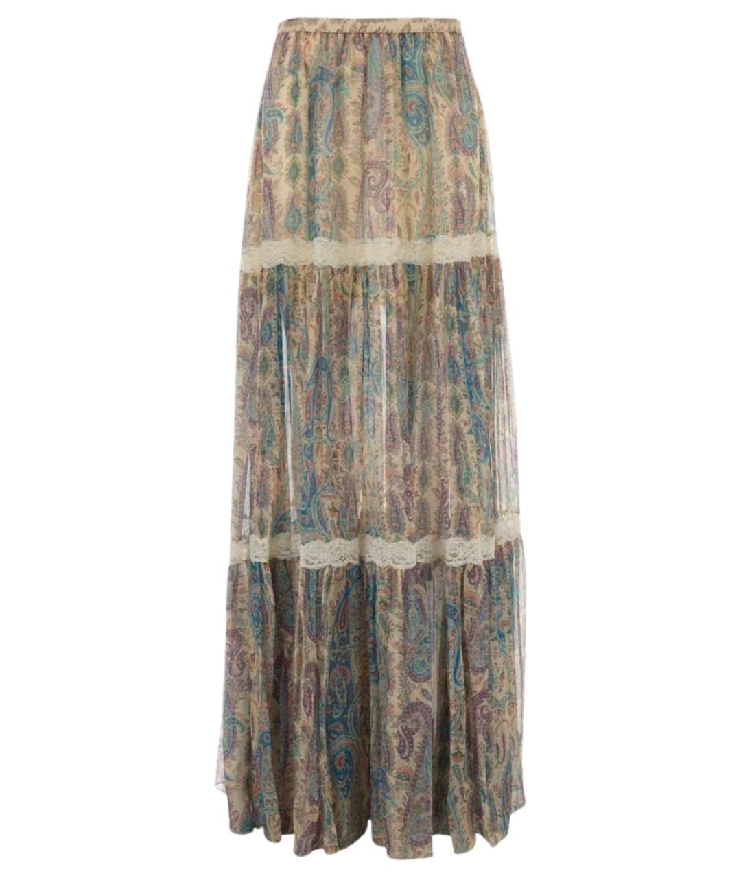 ETRO Мульти вискозная юбка миди, фото 1